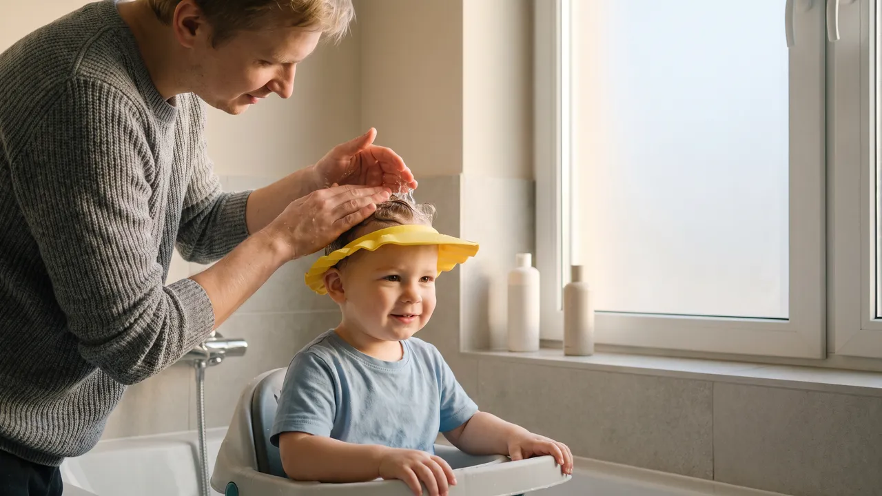 Мытьё головы без слёз с козырьком