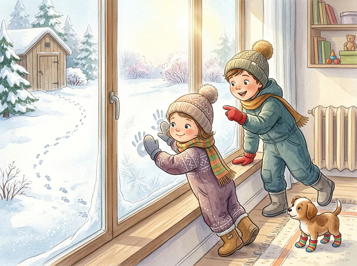 Загадочные следы на снегу